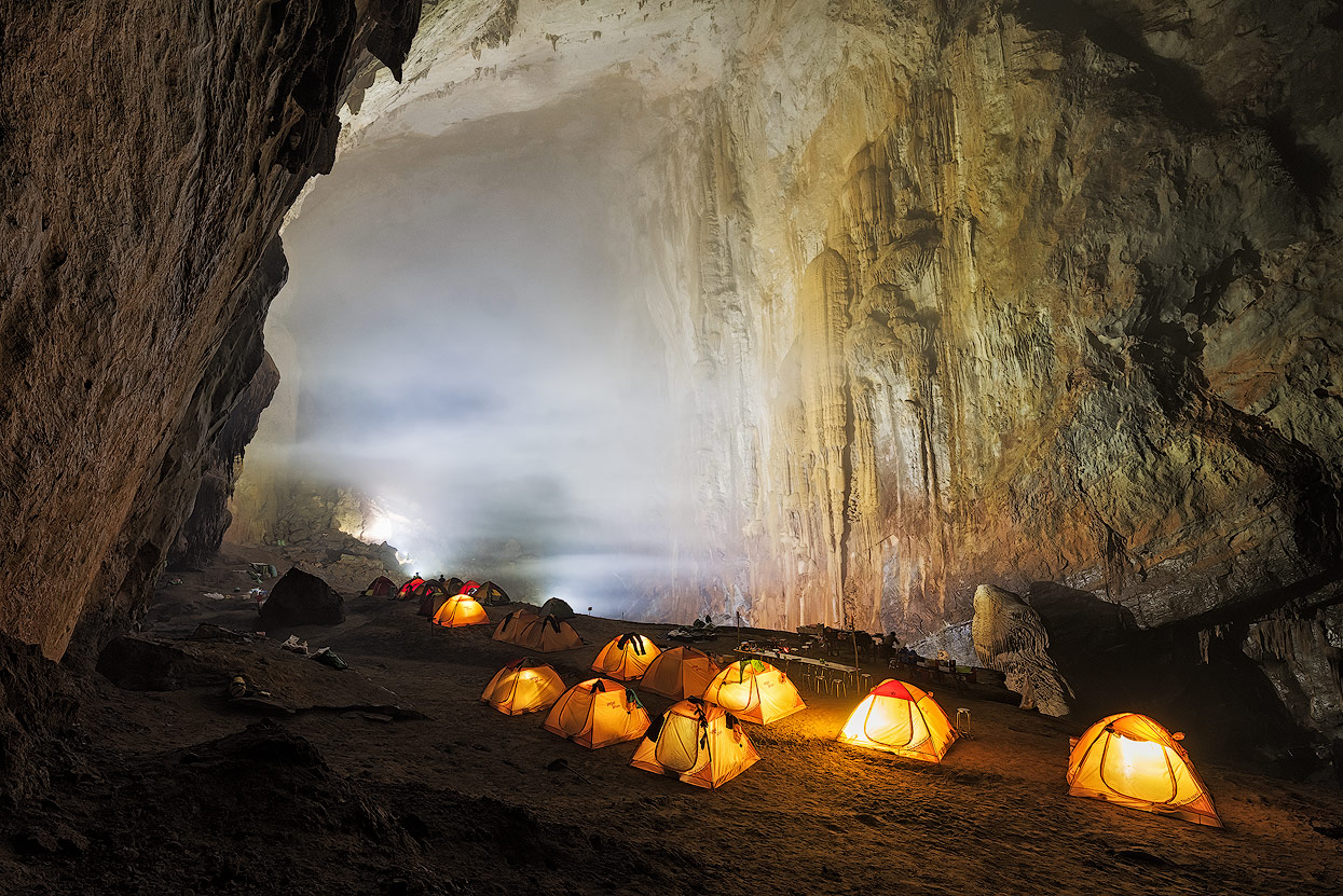 Camping in Son Doong cave is quite possibly the most unique and incredible experience
