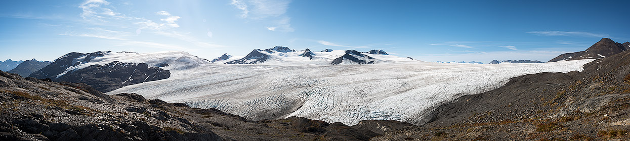 The Harding Icefield - a giant ice cap