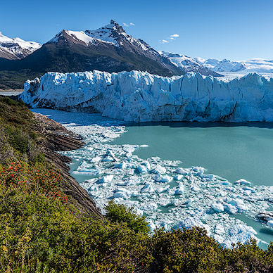 Impressive ice wall of Perito Moreno