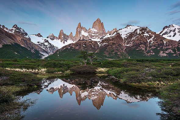 One more reflection of Fitz Roy close to Camping Poincenot