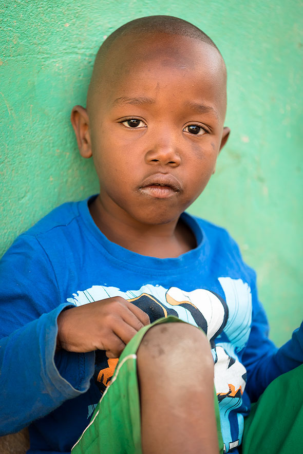 Young Boy at Imizamo Yethu Township in Cape Town